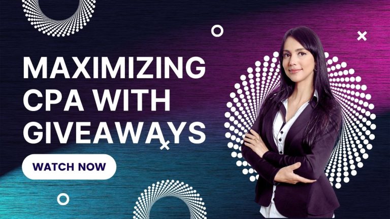 Maximizing CPA with Giveaways
